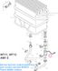 Датчик протока гидрогенератор колонки Bosch Therm 4000 S WTD12 AM E23 WTD15 WTD18 Junkers Celsius WT13 AM1 E23 (87387208000)