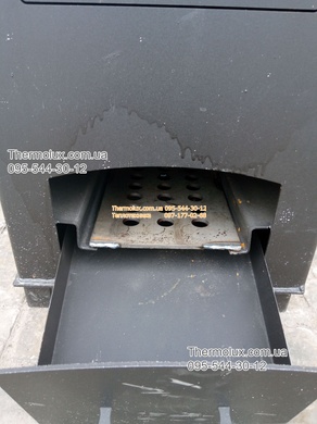Буржуйка для дачи дома Атем 14 кВт печка на дровах с конфоркой (завод Житомир)