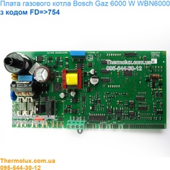 Плата котла Bosch Gaz 6000 W WBN6000 18C 24C 24H 35C 35H (FD=>754)
