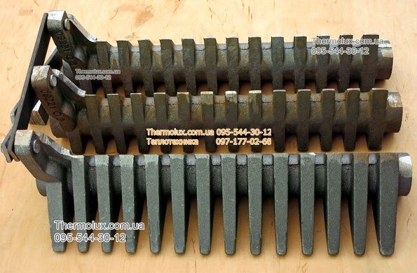 Колосники котла Bosch Solid 2000 B 25-27-32-45 кВт Dakon Logano нижние чугунные встряхивающие (87399302240)