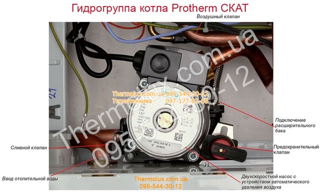 Котел электрический Protherm Скат (Ray) 24кВт 380В (6 + 6 + 6 + 6 кВт) настенный отопительный