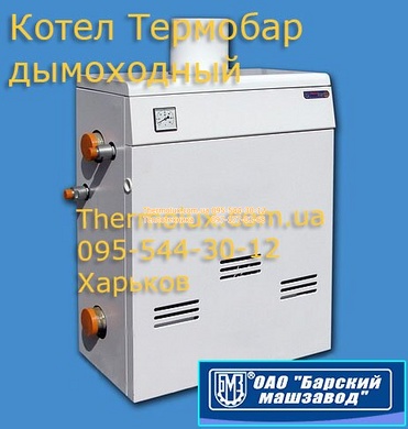 Отопительный котел Термобар КС-Г-30ДS газовый дымоходный напольный