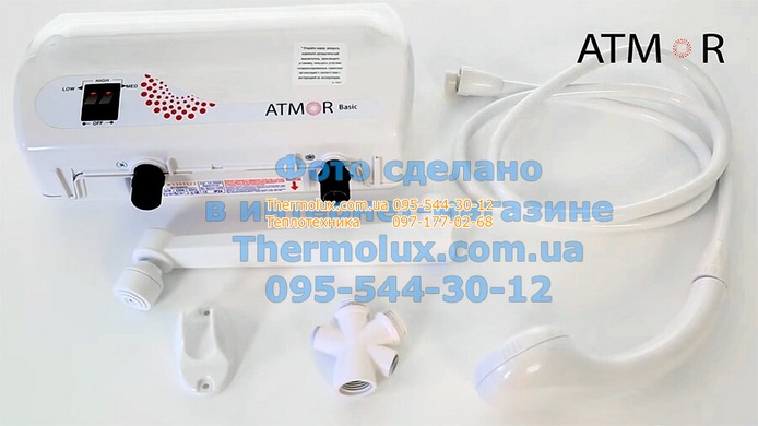 Проточный водонагреватель Атмор Basic 5 кВт (кран + душ) Atmor