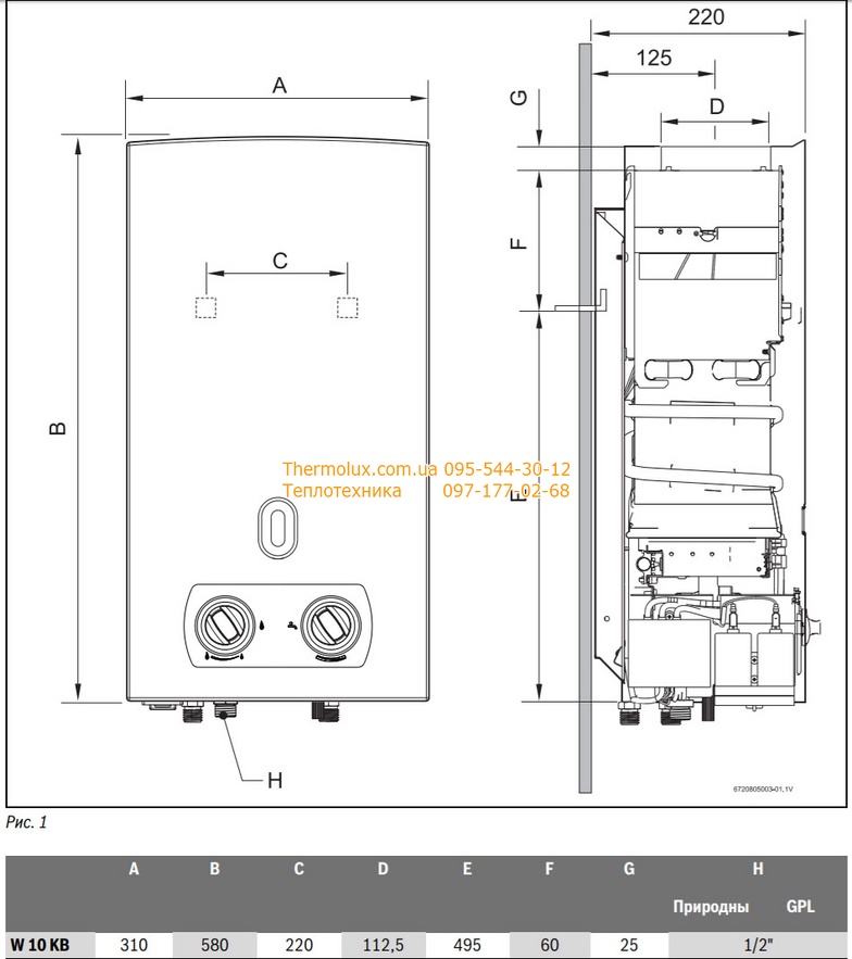 Колонка газовая bosch w10 kb лучшая с дисплеем