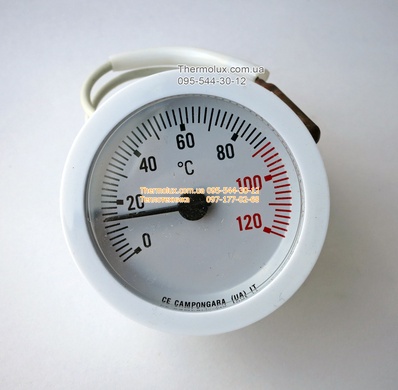 Термометр круглый капиллярный для газового котла Житомир-Атем (Маяк-Росс-Гелиос и другие), Термометр