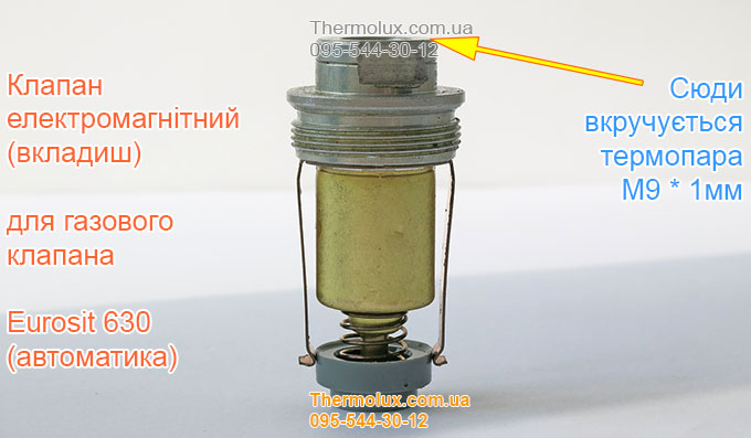 Электромагнитный клапан для автоматики Евросит 630 (вкладыш)
