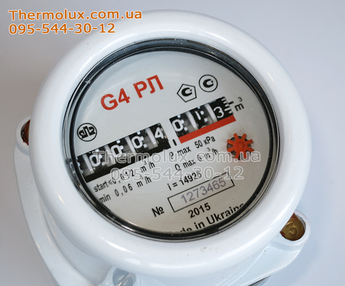 Счетчик газа Ямполь G4 передняя панель и дисплей счетчика газа